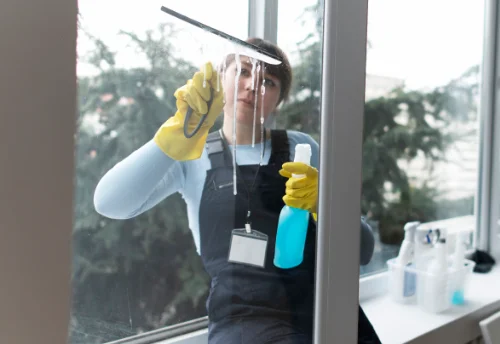 Nettoyage de vitres intérieures et extérieures à Caunay